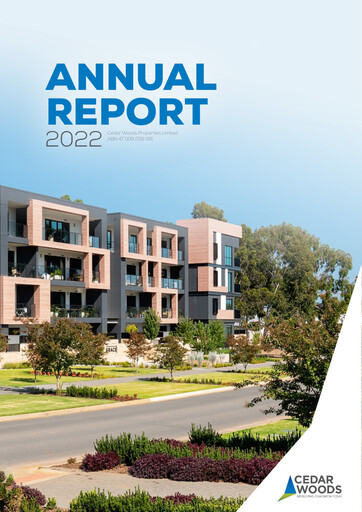 Thumbnail Cedar Woods Properties Limited Annual Report 2022