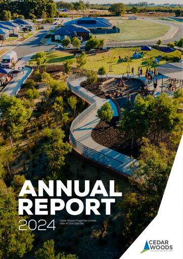 Thumbnail Cedar Woods Properties Limited Annual Report 2024