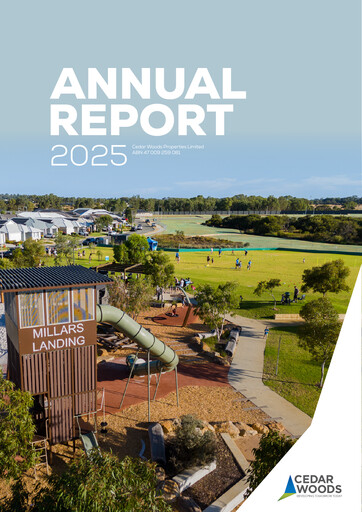 Thumbnail Cedar Woods Properties Limited Annual Report 2025