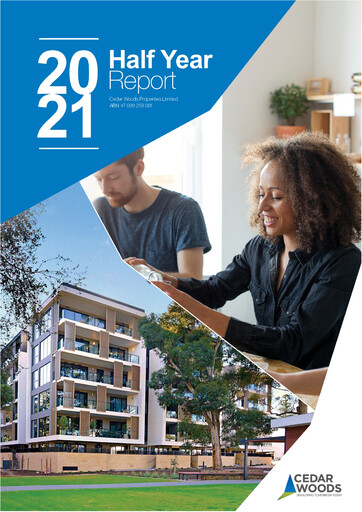 Thumbnail Cedar Woods Properties Limited Half-year Report 2021-h1