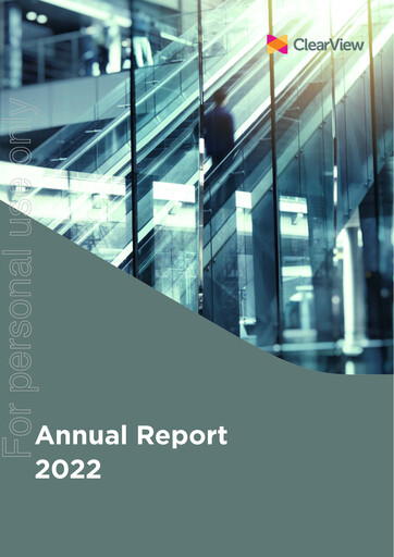 Thumbnail ClearView Wealth Limited Annual Report 2022