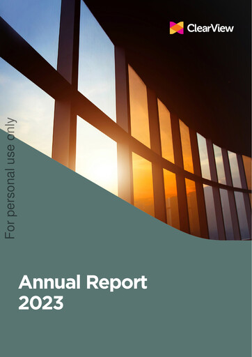 Thumbnail ClearView Wealth Limited Annual Report 2023