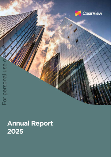 Thumbnail ClearView Wealth Limited Annual Report 2025