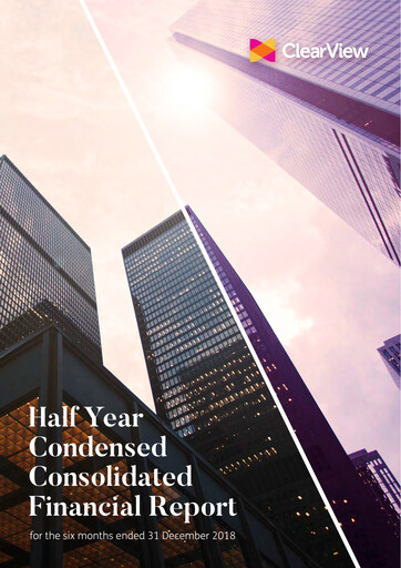 Thumbnail ClearView Wealth Limited Half-year Report 2019-h1