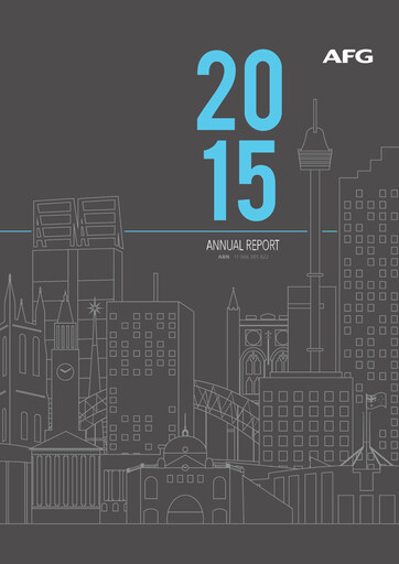 Thumbnail Australian Finance Group Annual Report 2015