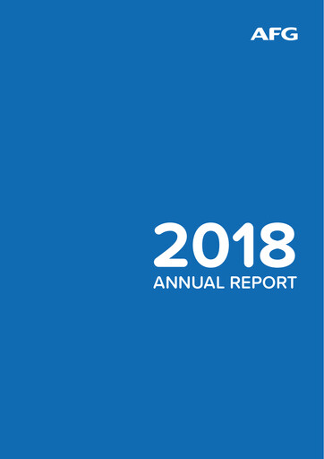 Thumbnail Australian Finance Group Annual Report 2018