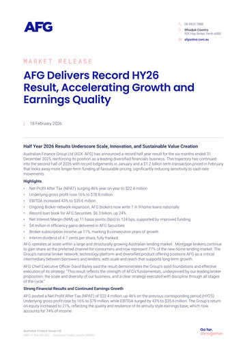 Thumbnail Australian Finance Group Half-year Report 2026-h1