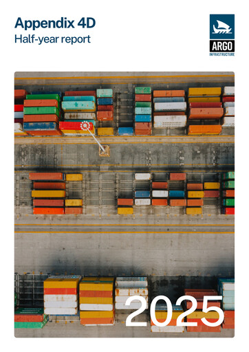 Thumbnail Argo Global Listed Infrastructure Financial Report 2025-h1