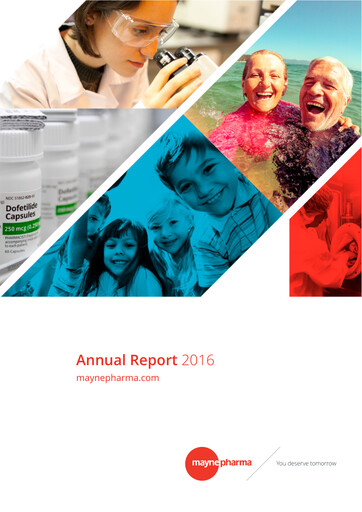 Thumbnail Mayne Pharma Group Annual Report 2016