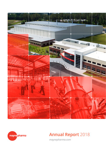 Thumbnail Mayne Pharma Group Annual Report 2018