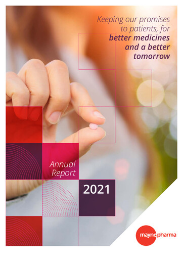 Thumbnail Mayne Pharma Group Annual Report 2021