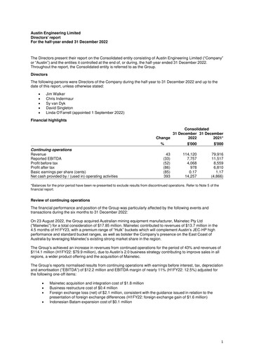 Thumbnail Austin Engineering Financial Statement 2023-h1