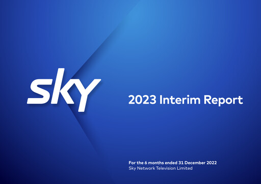 Vorschaubild SKY Network Television Limited Halbjahresbericht 2023-h1