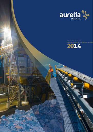 Thumbnail Aurelia Metals Annual Report 2014