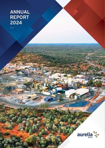 Thumbnail Aurelia Metals Annual Report 2024