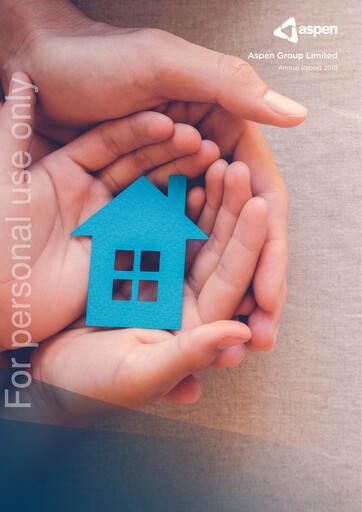 Thumbnail Aspen Group Annual Report 2018-2019