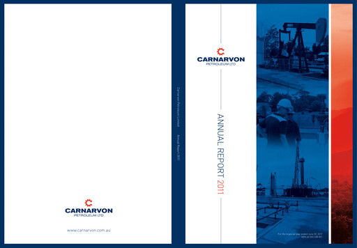 Thumbnail Carnarvon Energy Annual Report 2011