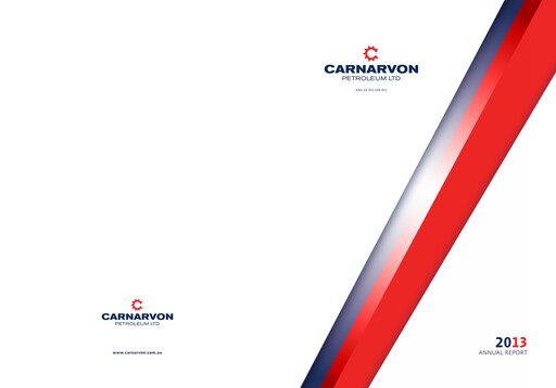 Thumbnail Carnarvon Energy Annual Report 2013