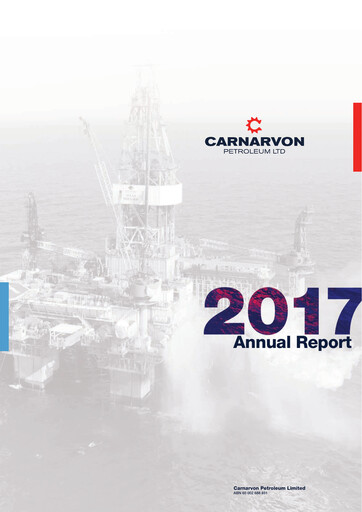 Thumbnail Carnarvon Energy Annual Report 2017