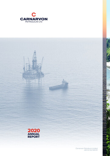 Thumbnail Carnarvon Energy Annual Report 2020