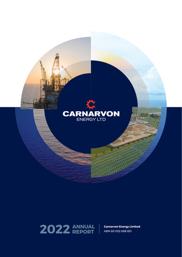 Thumbnail Carnarvon Energy Annual Report 2022