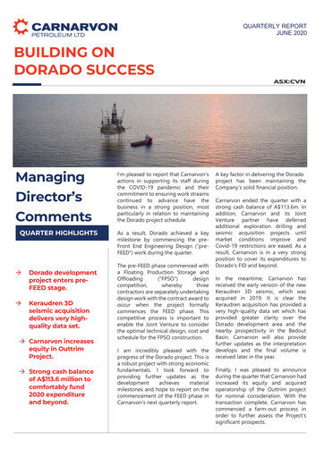 Thumbnail Carnarvon Energy Quarterly Report 2020-q2