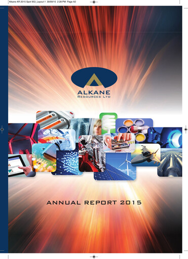 Thumbnail Alkane Resources Annual Report 2015