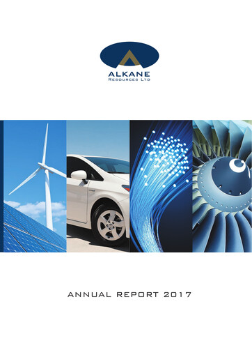 Thumbnail Alkane Resources Annual Report 2017