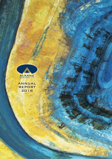 Thumbnail Alkane Resources Annual Report 2018
