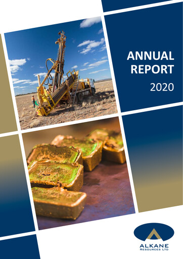 Thumbnail Alkane Resources Annual Report 2020