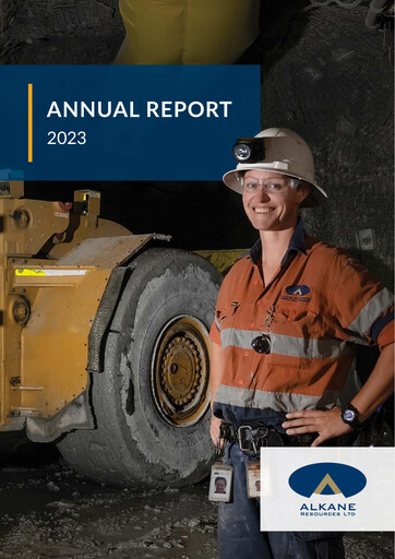 Thumbnail Alkane Resources Annual Report 2023