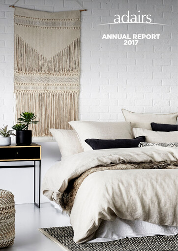 Thumbnail Adairs Limited Annual Report 2017