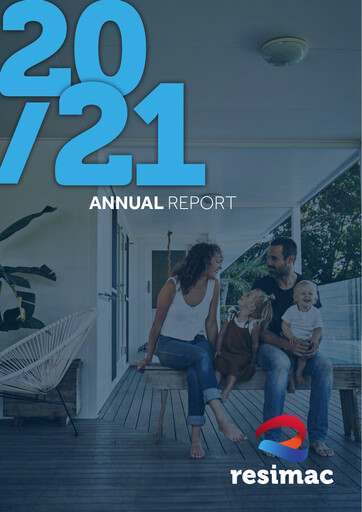 Thumbnail Resimac Group Limited Annual Report 2020-2021