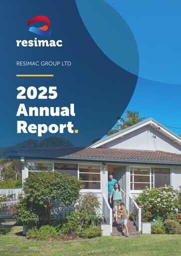 Thumbnail Resimac Group Limited Annual Report 2024-2025