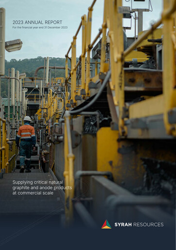 Thumbnail Syrah Resources Limited Annual Report 2023
