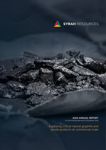 Thumbnail Syrah Resources Limited Annual Report 2024