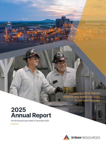 Thumbnail Syrah Resources Limited Annual Report 2025