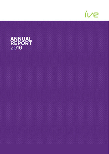 Thumbnail IVE Group Annual Report 2016