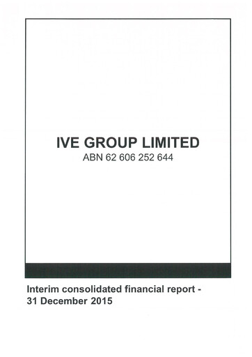 Thumbnail IVE Group Financial Report 2016-h1