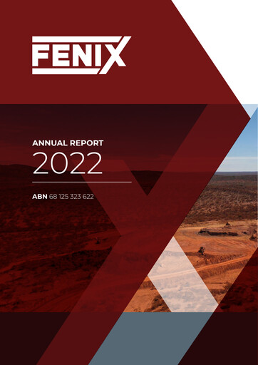 Vorschaubild Fenix Resources Jahresbericht 2022