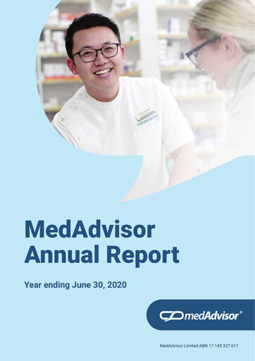 Thumbnail MedAdvisor Limited Financial Report 2020
