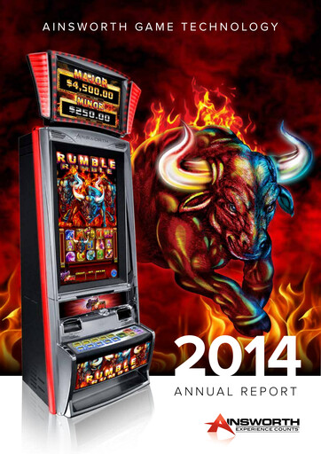 Thumbnail Ainsworth Game Technology Annual Report 2014