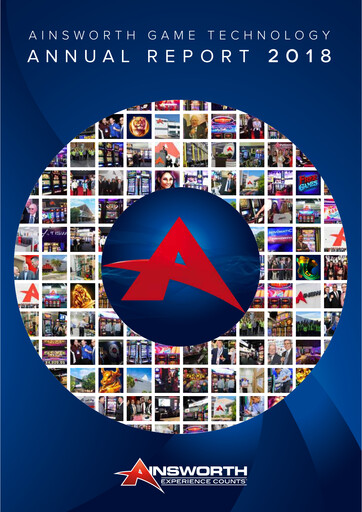 Thumbnail Ainsworth Game Technology Annual Report 2018