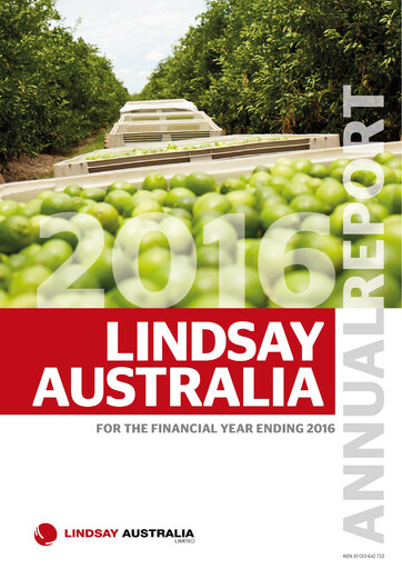 Vorschaubild Lindsay Australia Jahresbericht 2016