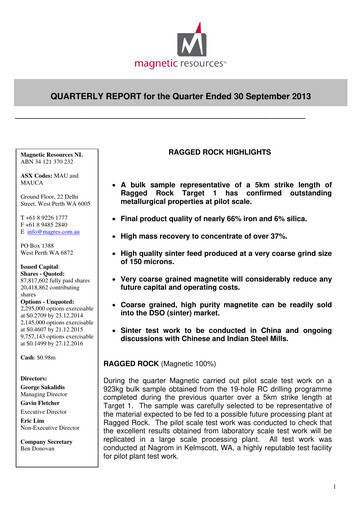 Thumbnail Magnetic Resources NL Quarterly Report 2013-q3