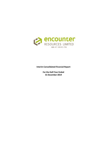 Thumbnail Encounter Resources Financial Statement 2020-h1