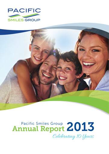 Thumbnail Pacific Smiles Group Annual Report 2013