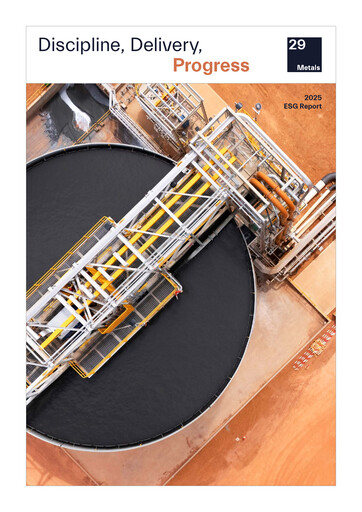 Thumbnail 29Metals Sustainability Report 2025