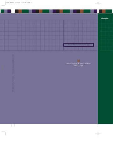 Thumbnail Millennium & Copthorne Hotels New Zealand Annual Report 1999