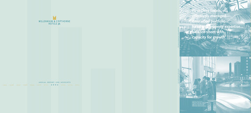 Thumbnail Millennium & Copthorne Hotels New Zealand Annual Report 2002